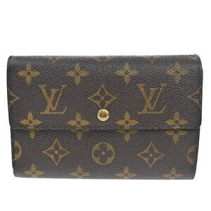 LOUIS VUITTON Porte Tresor Etui Papier Trifold Wallet Monogram BN M61202 09KB933